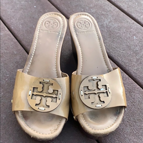 Tory Burch Shoes - Tory Burch Wedge Slide Sandal